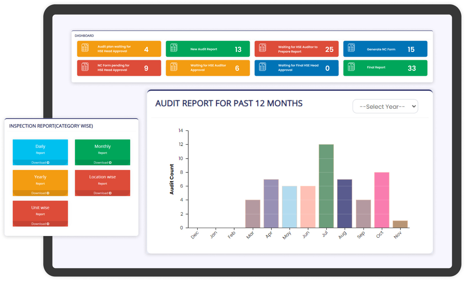 Comprehensive audits and inspections